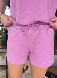 Claire Quilted Short Set