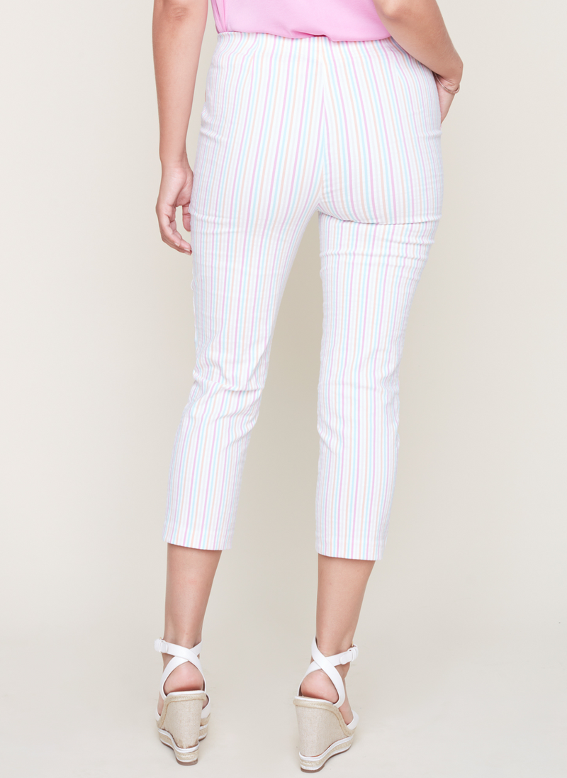 Candy Stripe Cropped Pant