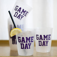 Game Day Party Cups-Frosted