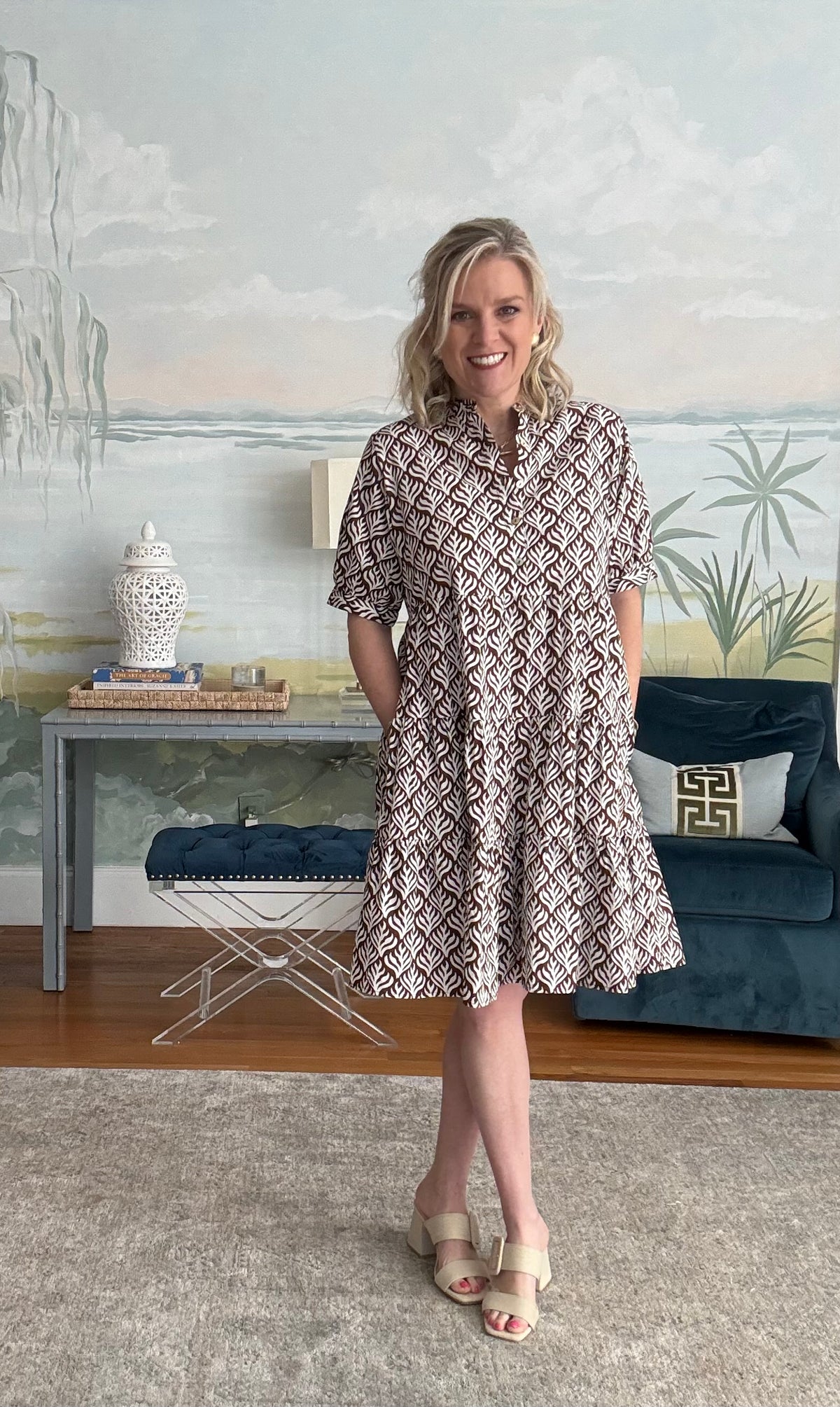 Flora Tiered Mini Dress