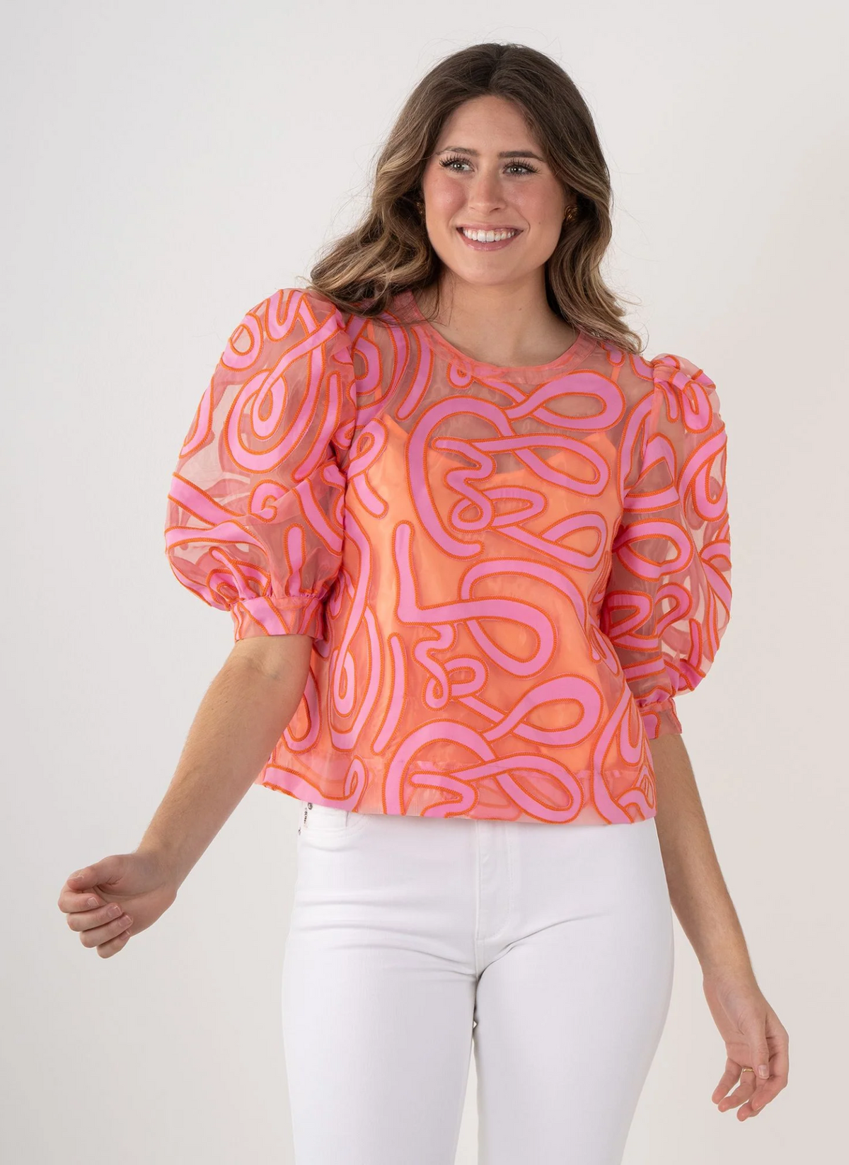 Bella Top - Joy + Coral