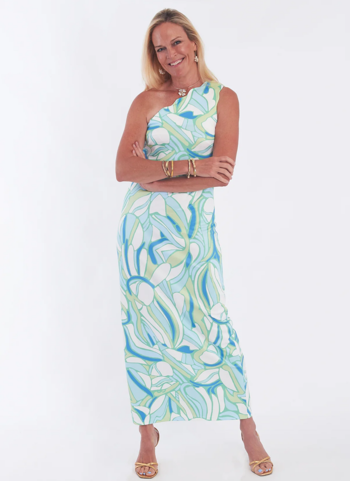 Mallorca Maxi Dress - Mambo Sea Mist