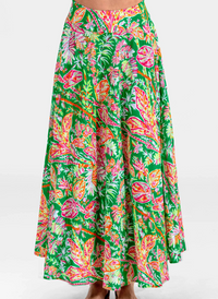 Vintage Vines Summer Maxi Skirt