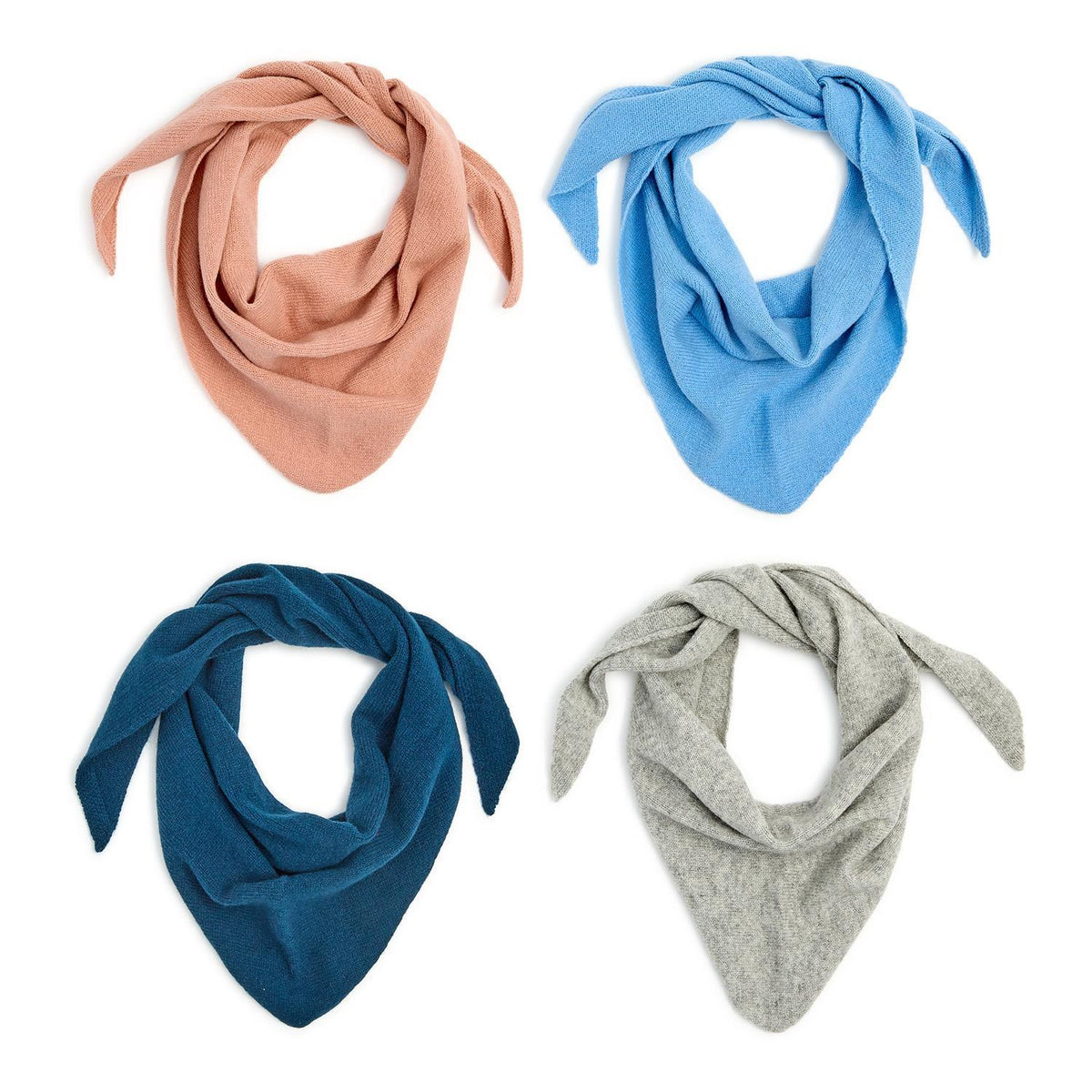 Tres Jolie Triangle Knit Scarf