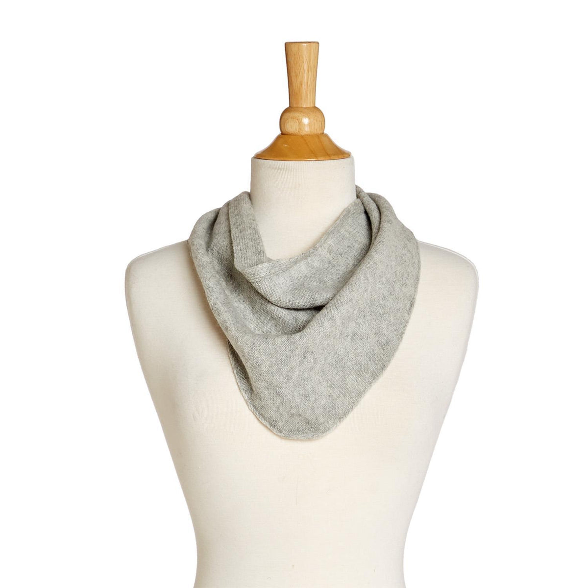 Tres Jolie Triangle Knit Scarf