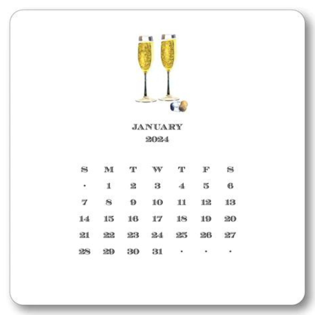 2024 Desk Calendar with Easel