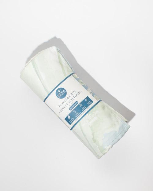 Large Playa Del Ray Microfiber Beach Towel