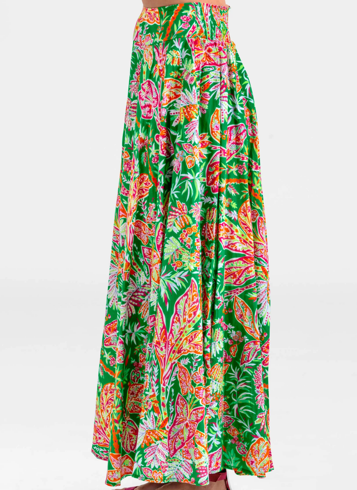 Vintage Vines Summer Maxi Skirt