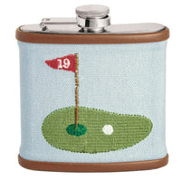 Embroidered Flask
