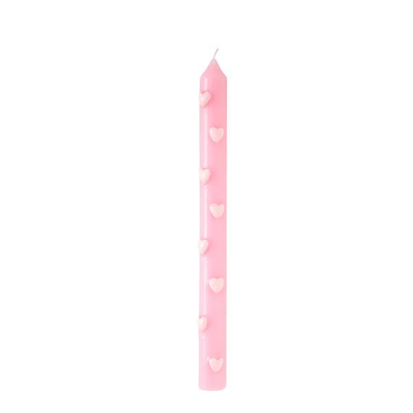 Bow + Heart Taper Candles
