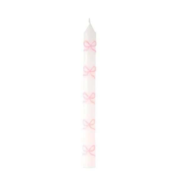 Bow + Heart Taper Candles