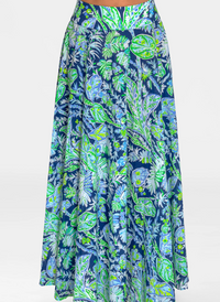 Vintage Vines Summer Maxi Skirt