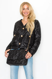 Johya Quilted Jacket & Purse