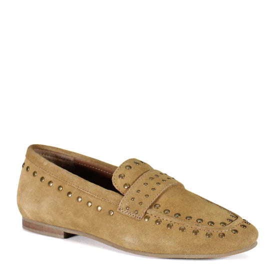 Can Yon Studded Loafer - Whiskey Suede