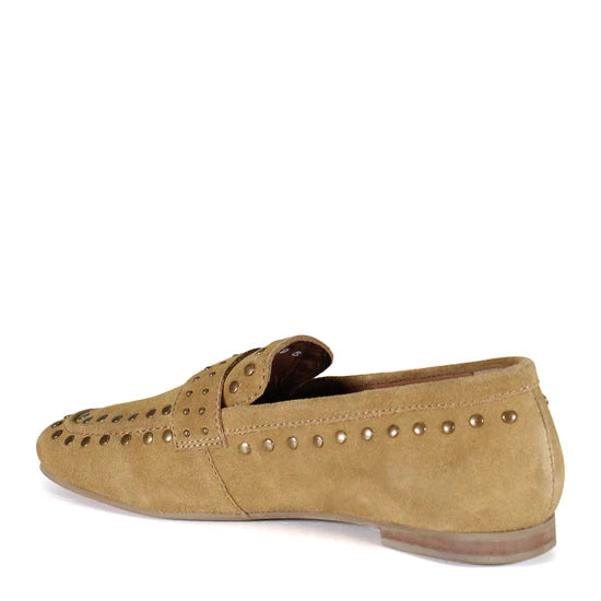 Can Yon Studded Loafer - Whiskey Suede