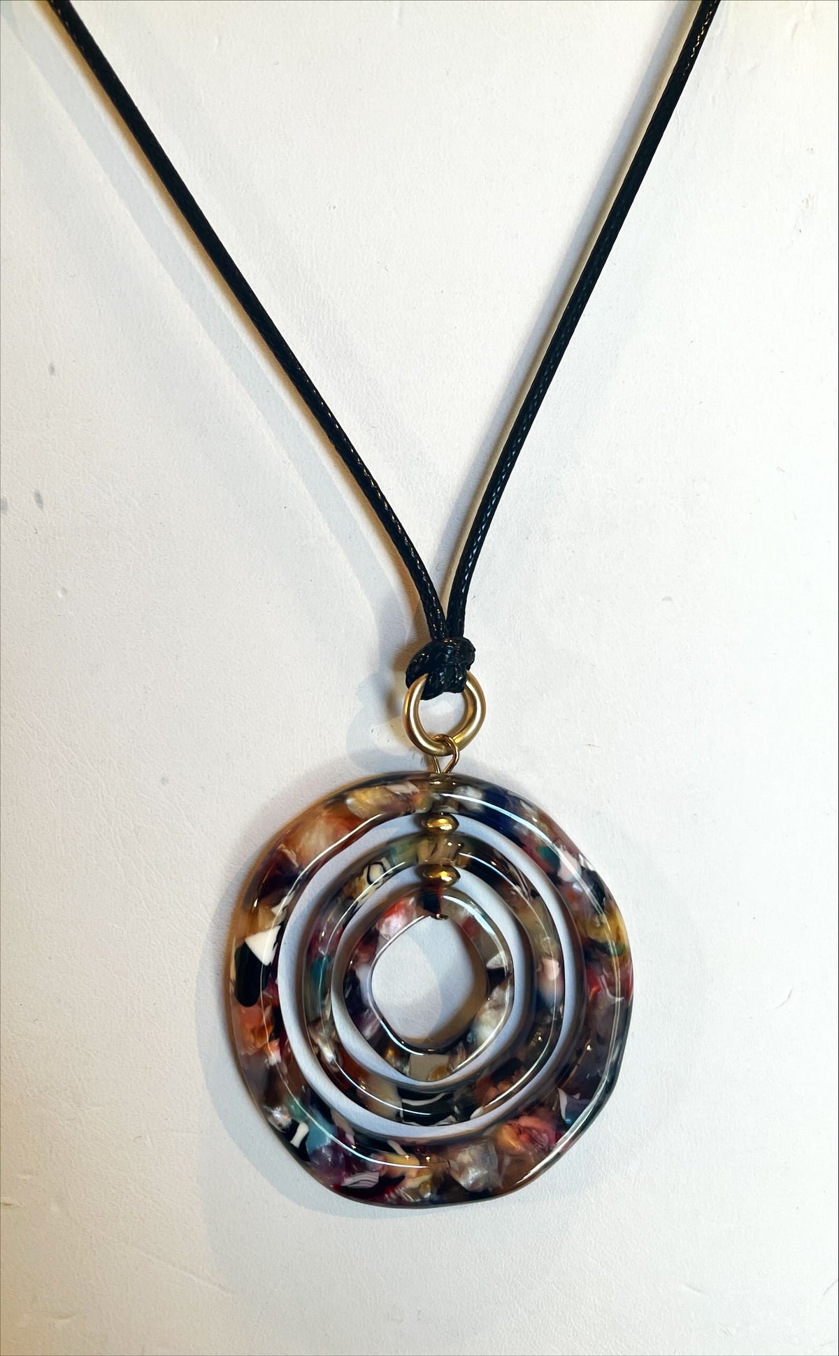 Multi Circle Acrylic Necklace