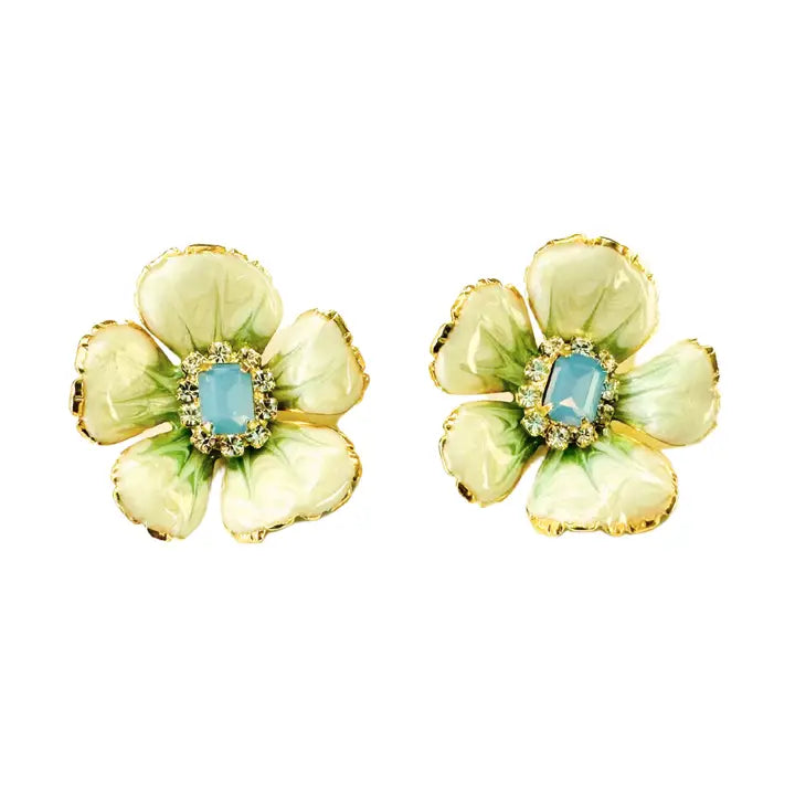 Jewel Flora Stud Earrings