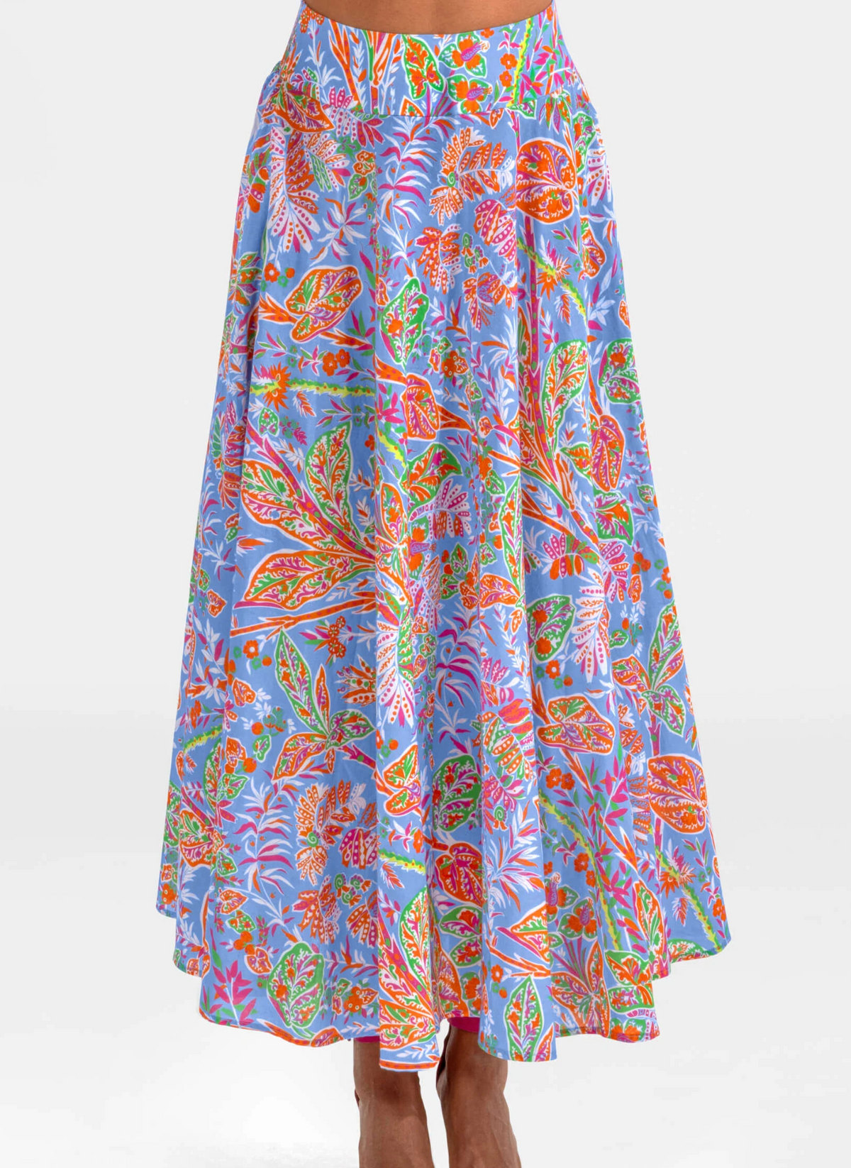 Vintage Vines Summer Maxi Skirt