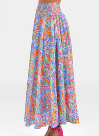 Vintage Vines Summer Maxi Skirt