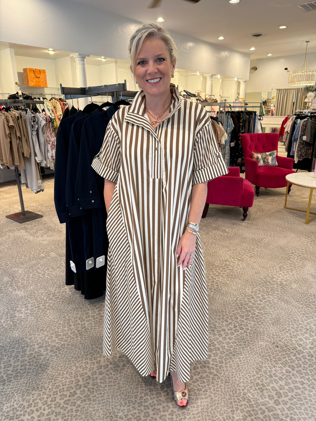 Arden Stripe Maxi Dress