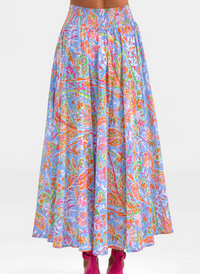 Vintage Vines Summer Maxi Skirt