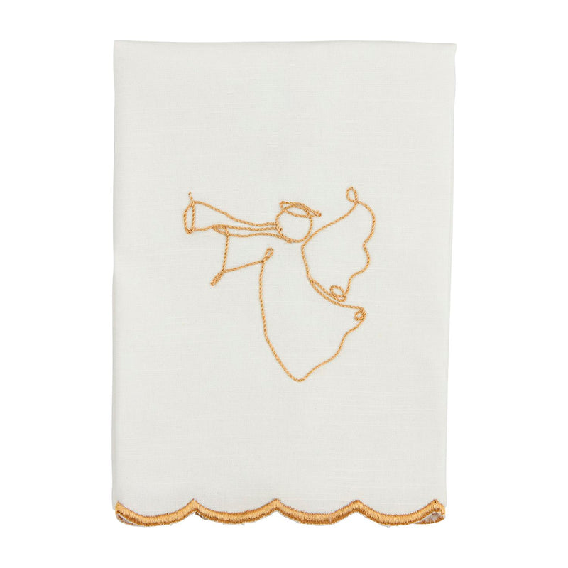 Gold Embroidery Kitchen Towel