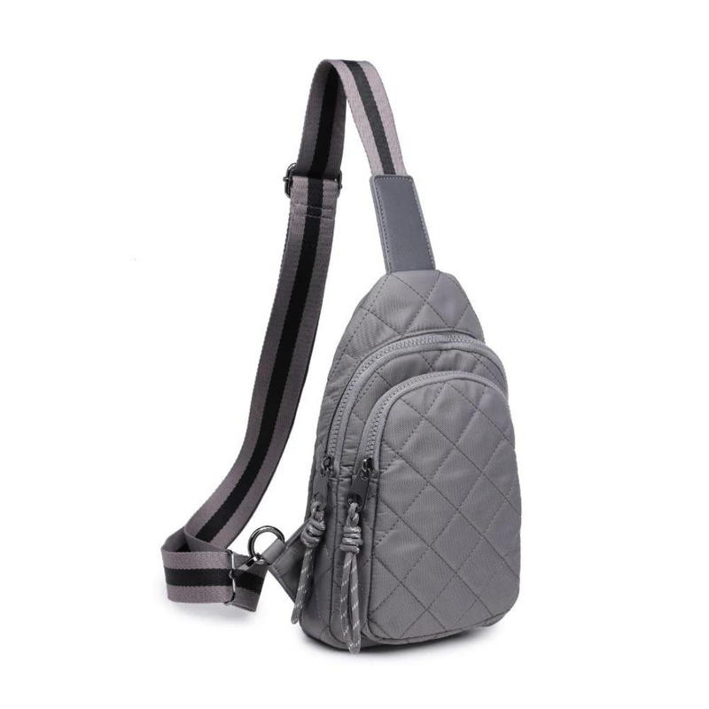 Ace-Quilted Nylon Sling Backpack