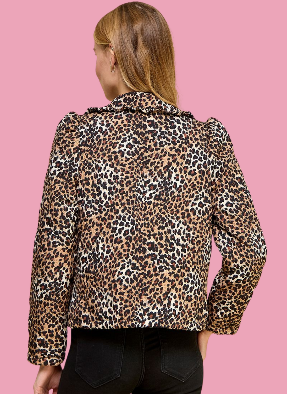 Quilted Leopard Jacket