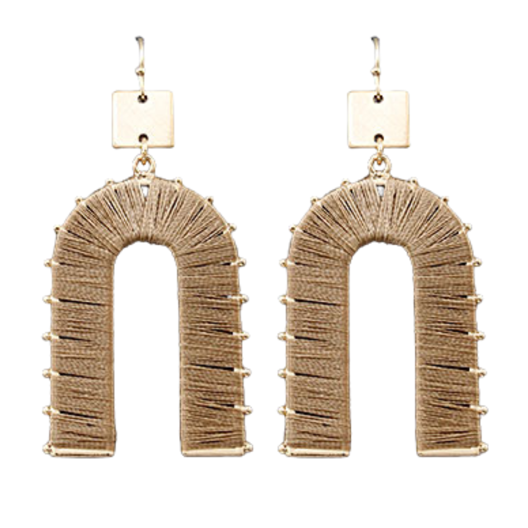 Arch Thread Earrings