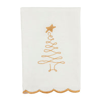 Gold Embroidery Kitchen Towel