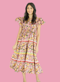 Beau Maxi Dress- Teaberry