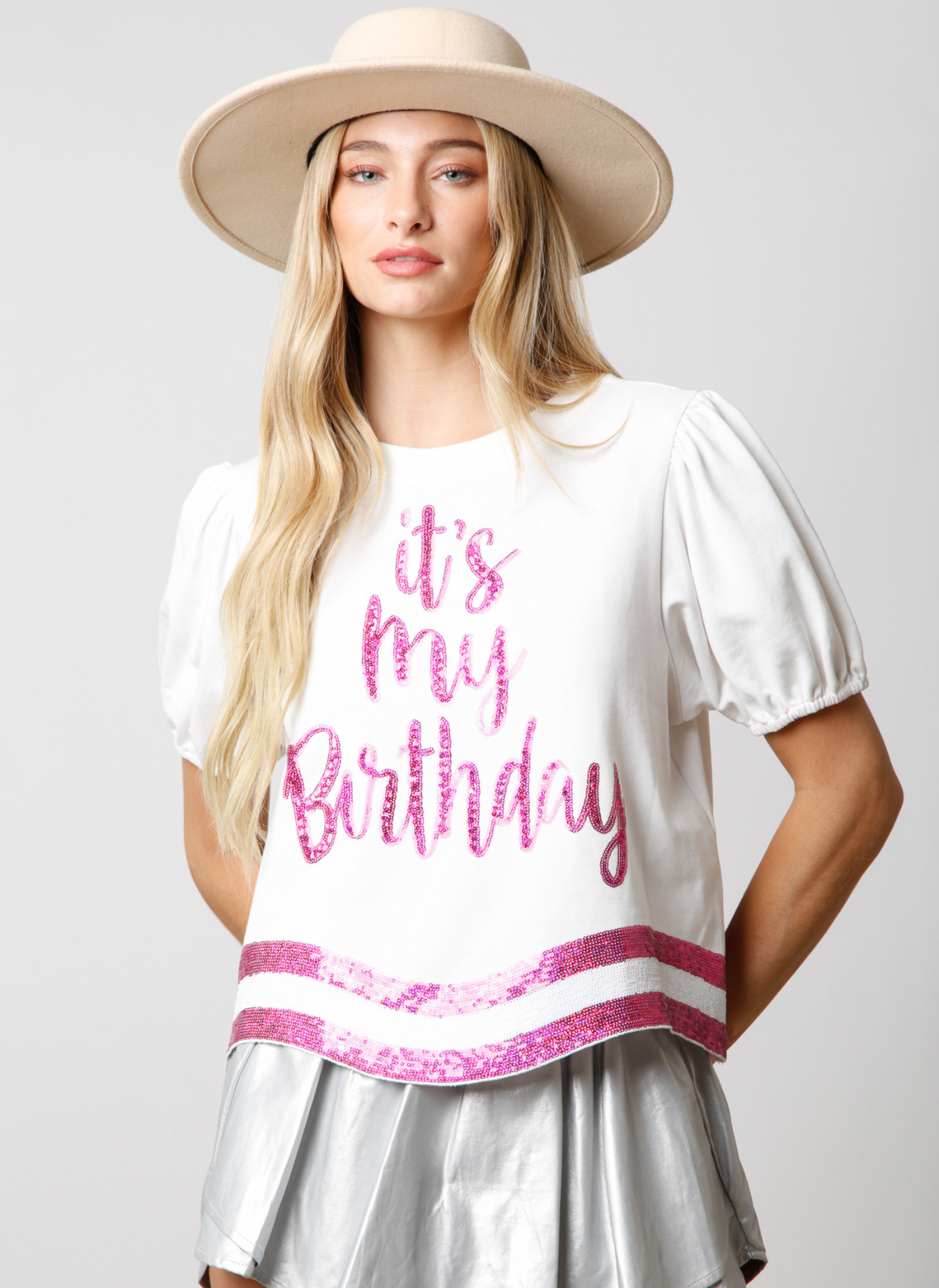 Birthday Girl Sequin T-Shirt