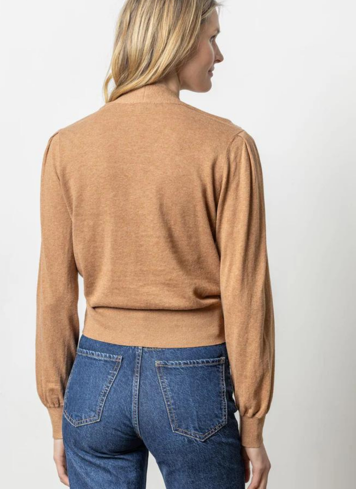 Long Sleeve Surplice Sweater