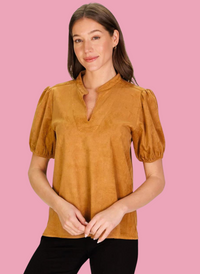 Brooke Suede Top