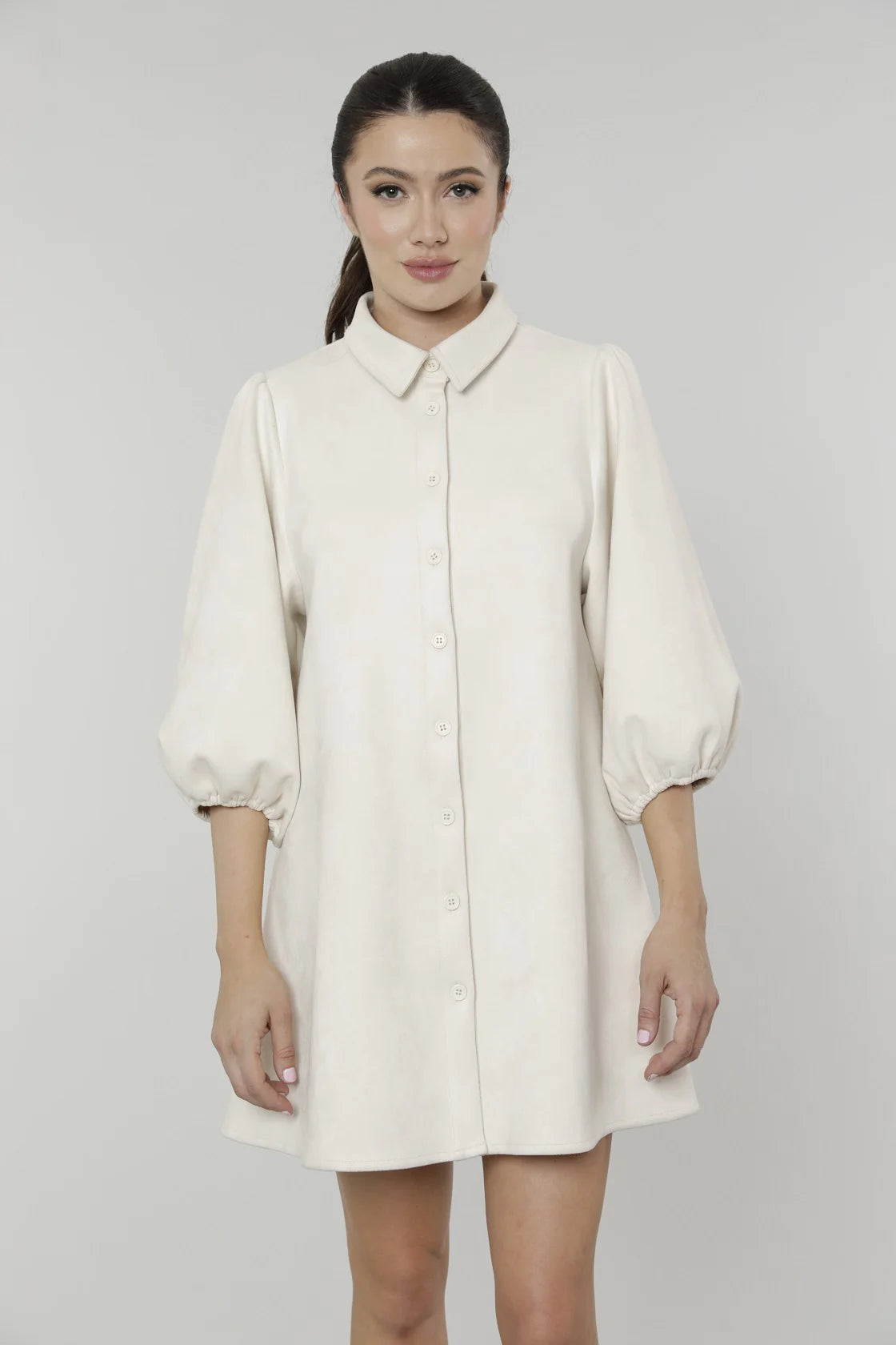 Brynn Faux Suede Dress