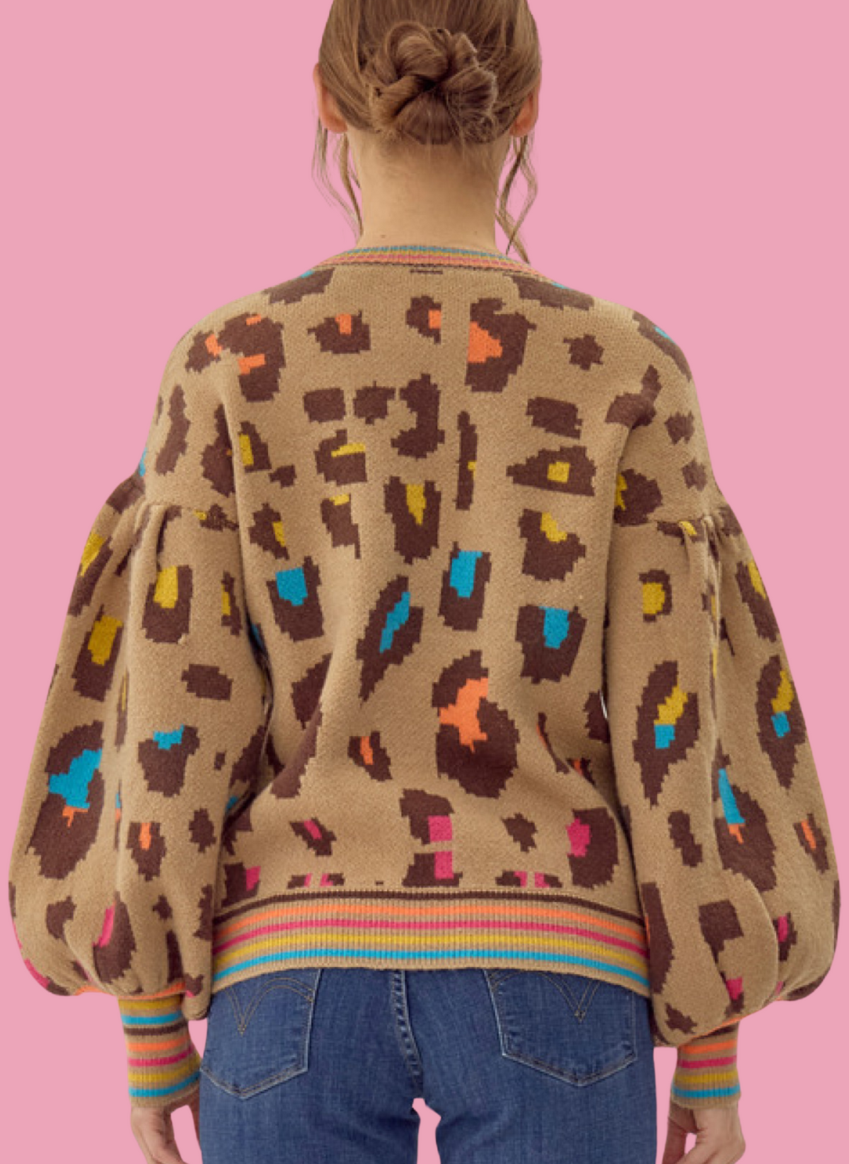 Candy Leopard Sweater