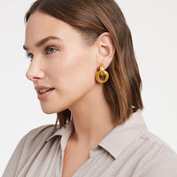 Cannes Doorknocker Clip Earring