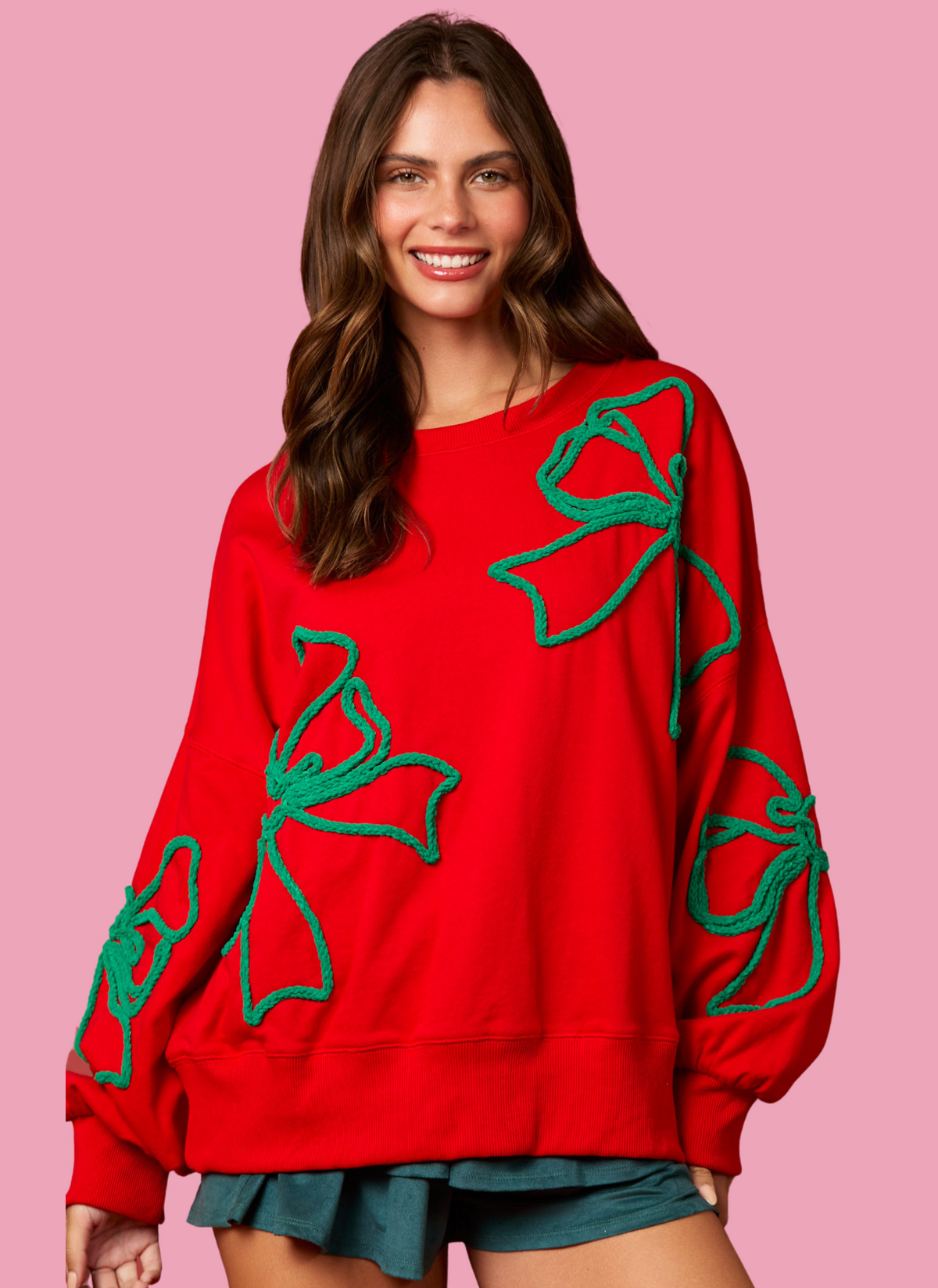 Christmas Bows Sweatshirt