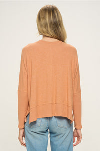Crew Neck Plush Top