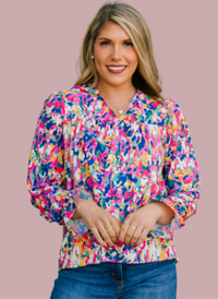 Elena Tie Tunic Top