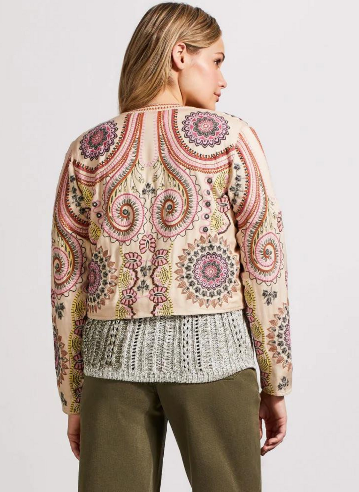 Embroidered Bolero Jacket