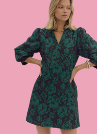 Felicity Floral Jacquard Dress