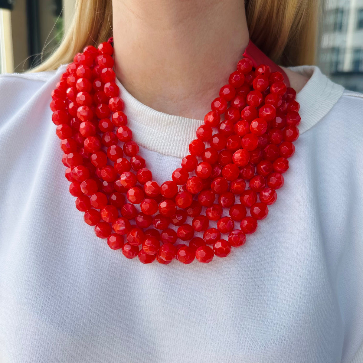 Lexi Multi Strand Magnetic Necklace