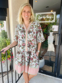 Papered Petals Dress