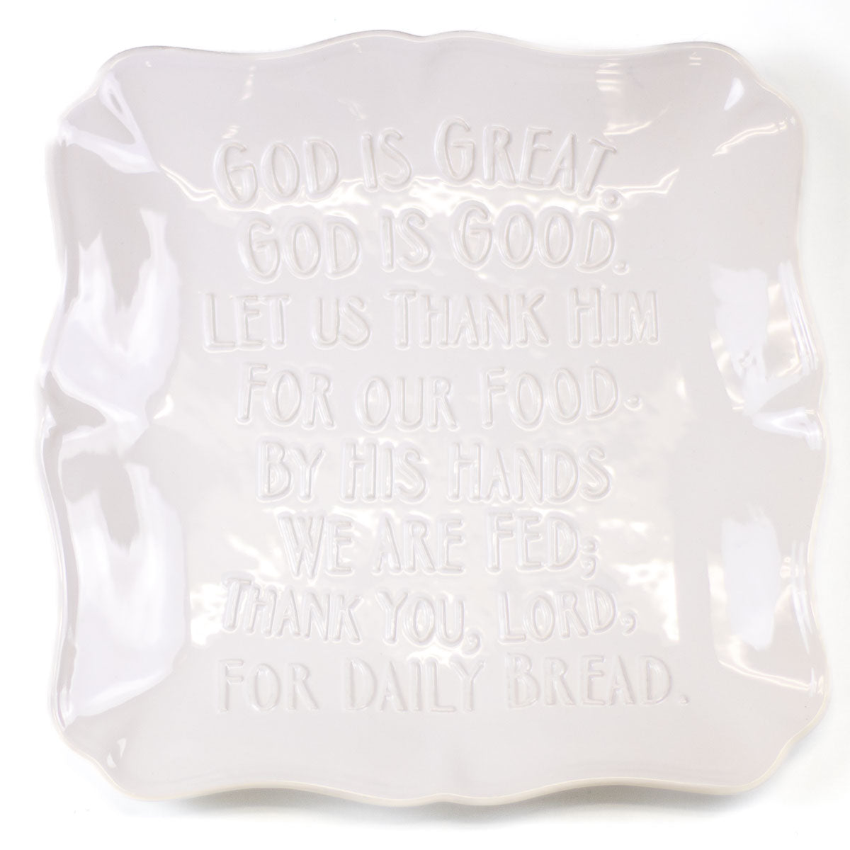 God is Great Sq. Platter
