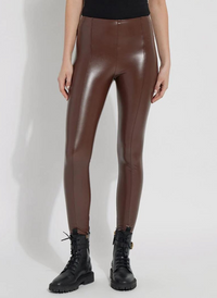 Hi Waist Vegan Leather Legging
