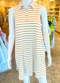 Harlee Dress- Everday Stripe Sand