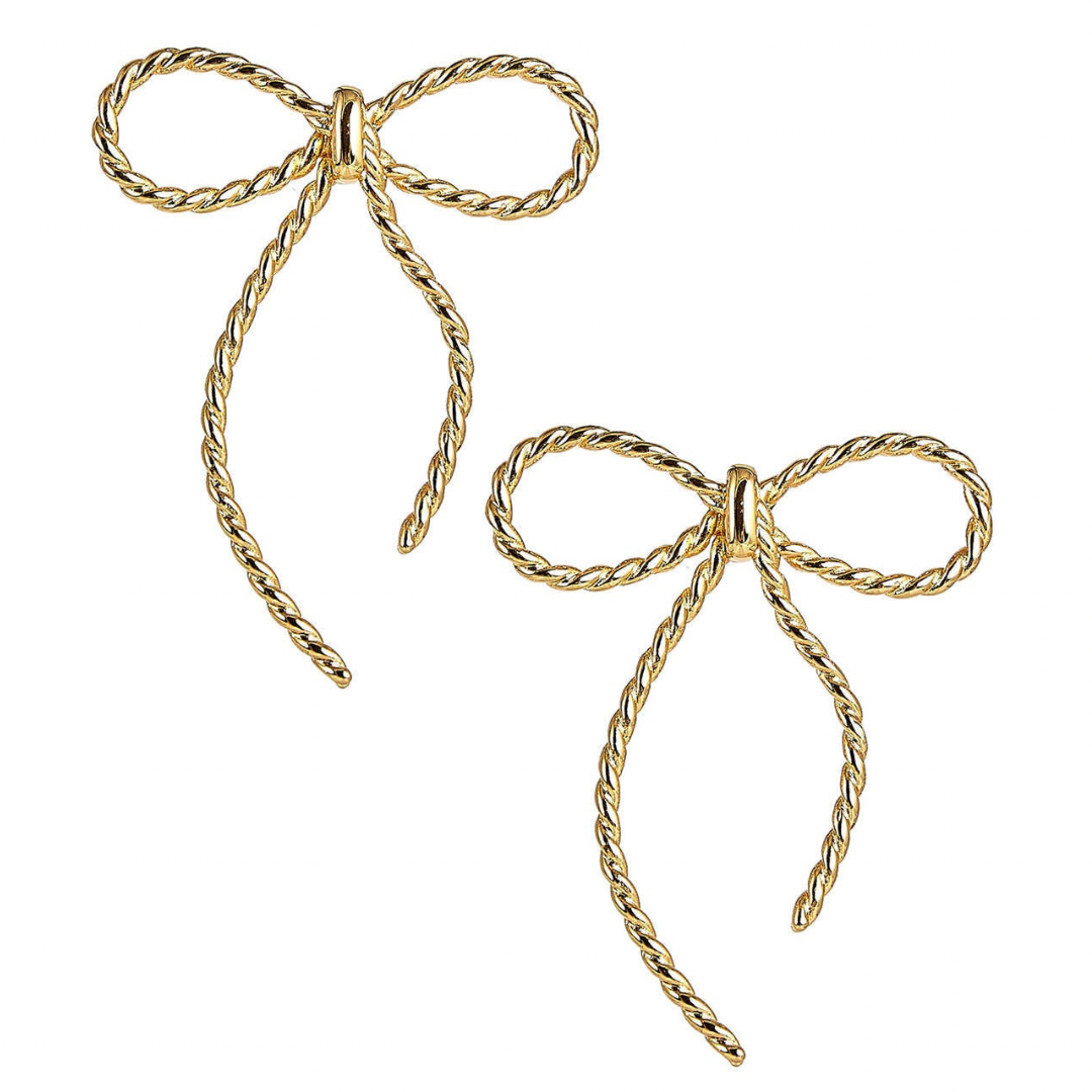 Tory Bow Earring