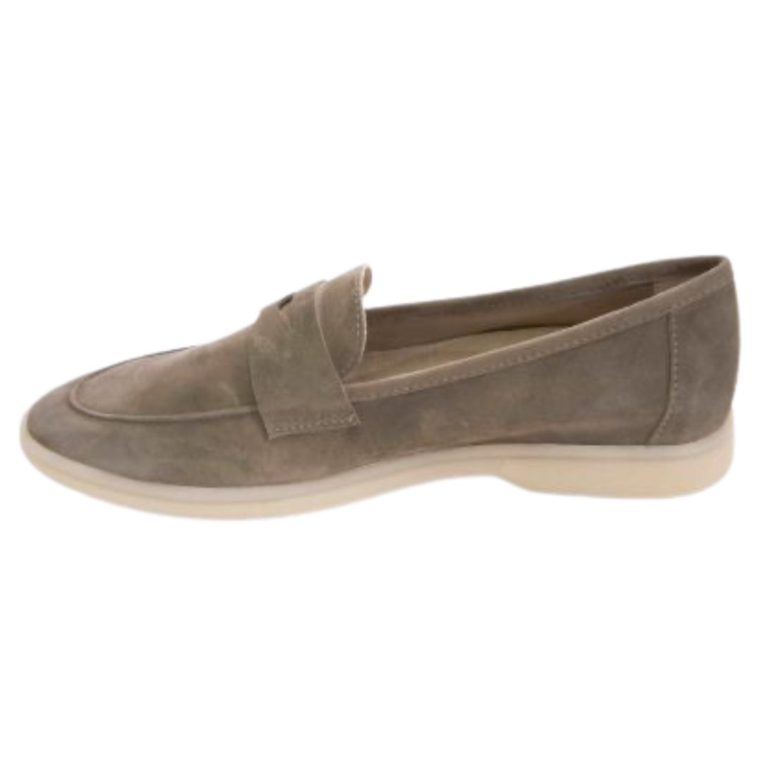 Undine Loafers - Taupe Suede