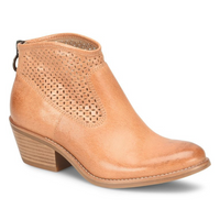 Aisley Perf Bootie - Apricot Tan